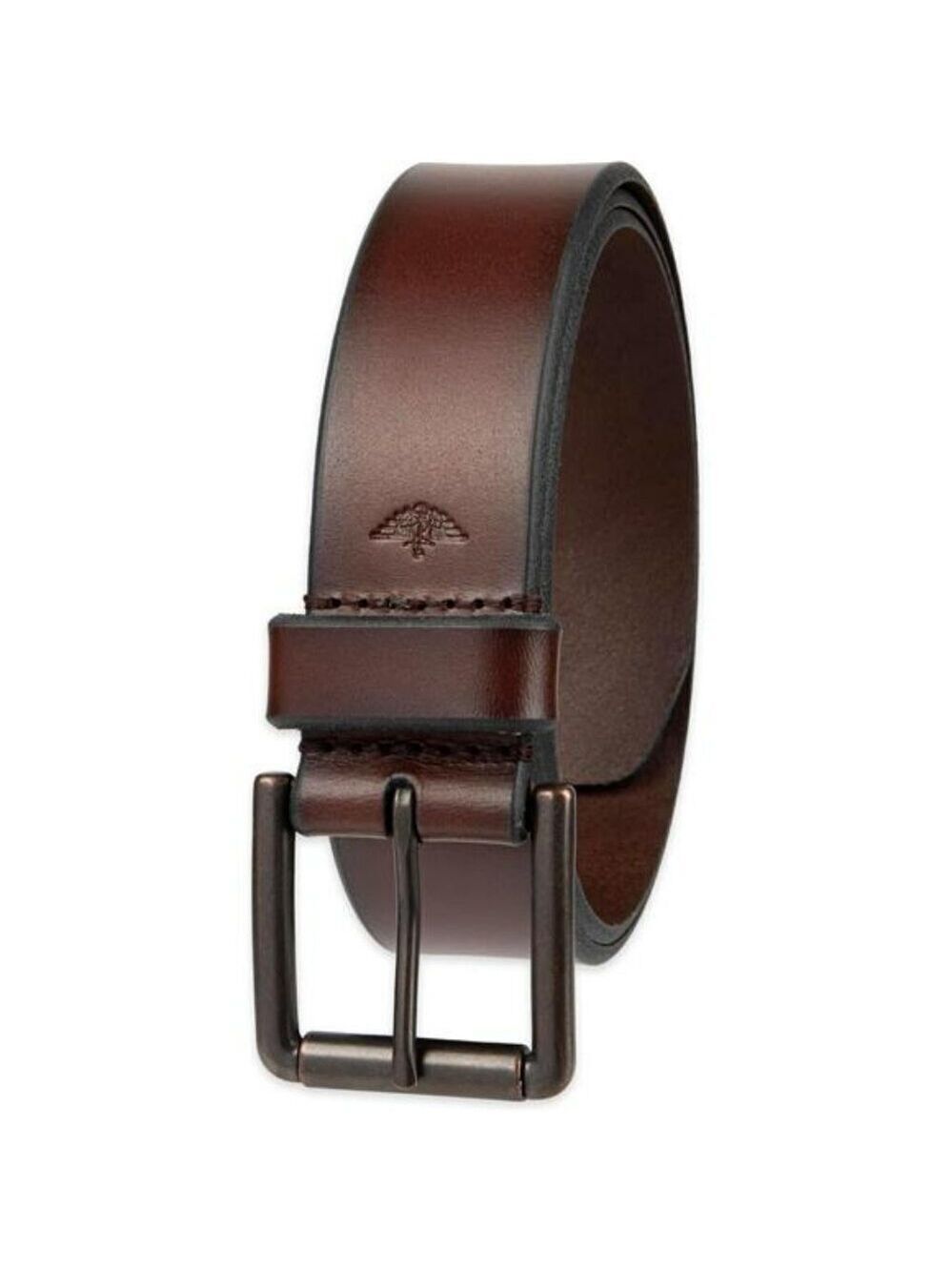 Mens casual leather belt classic silver buckle adjustable everyday fit 1.5 inch